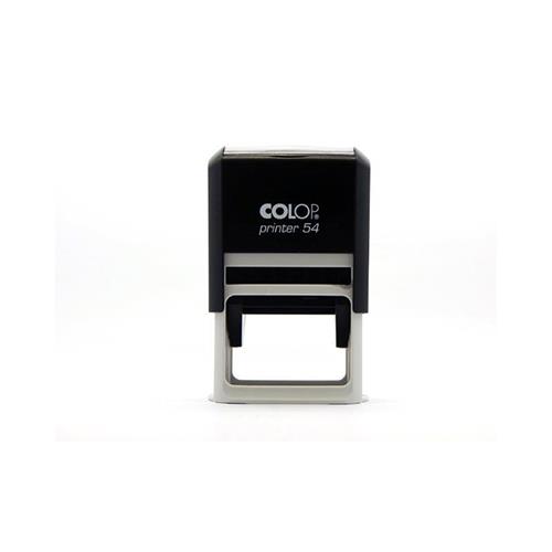 Carimbo Automatico Colop Printer 54 Preto Placa Texto Retangular 40x50mm