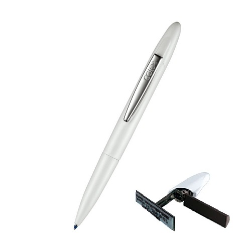 Caneta Carimbo Colop Stamp Writer   Branca Placa Texto Retangular 08x33mm