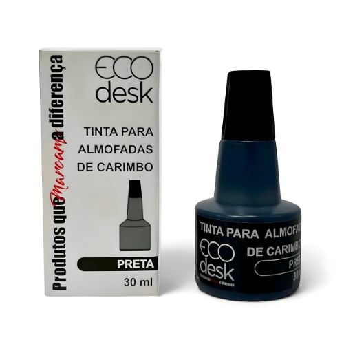 Tinta Ne Preta para Carimbo Automático Frasco 30ml