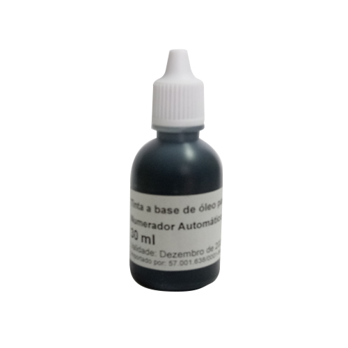 Tinta Ne Preta para Numerador Automatico Frasco 30ml