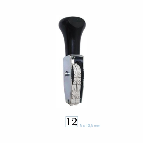 Carimbo Numerador Manual Data Kanji 2 Dígitos 5mm