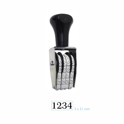 Carimbo Numerador Manual Data Kanji 4 Dígitos 5mm