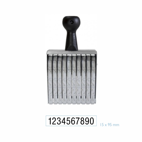 Carimbo  Numerador Manual Data Kanji 10 Dígitos 15mm
