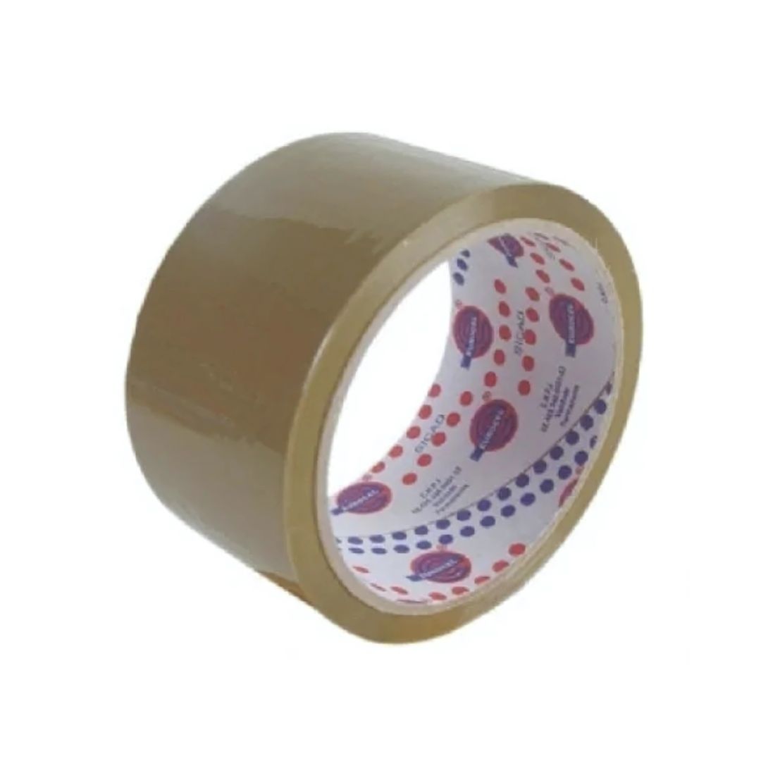Fita Adesiva Marrom de Prolipropileno Eurocel Pp33 para Embalagem Rolo 45mmx45mts