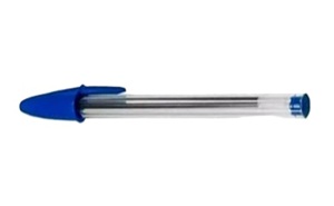 Caneta Bic Cristal Azul Clássica 1.0mm Ponta Média
