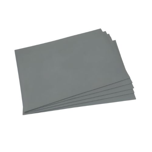 Placa de Borracha Gravolaser Cinza  para Gravação a Laser Retangular Tamanho A4 Espessura 2,3mm