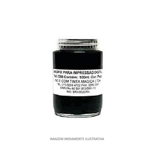 Tinta Pastosa para Coleta de Impressão Digital Frasco 100g