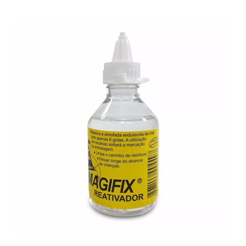 Reativador Incolor Magifix para Almofada e Refil com Tinta de Secagem Rapida Frasco 120ml