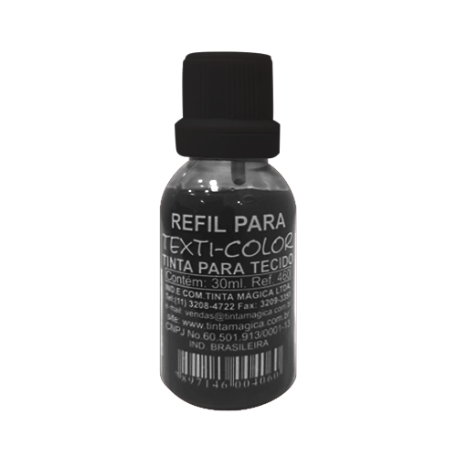 Tinta para Tecido Texti-color Magifix 30ml Preta