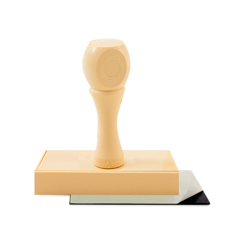 Base de Plastico com Cabo Cor Marfim com Dupla Face  40x65mm