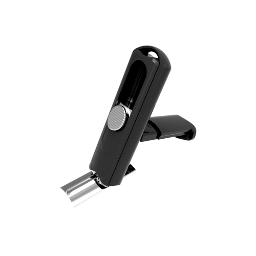 Carimbo de Bolso  Premium Bt20 Black Placa Texto Retangular 14x38mm