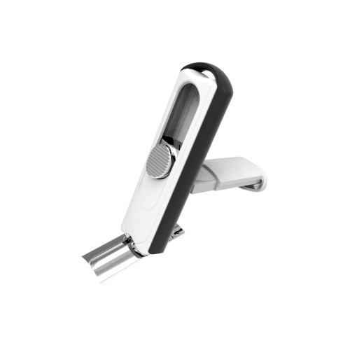 Carimbo de Bolso Premium Bt20 Preto/branco Placa Texto Retangular 14x38mm
