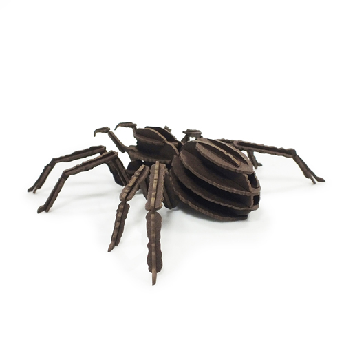 Quebra Cabeça 3d com 47 Peças em Papel Cartao   Aranha