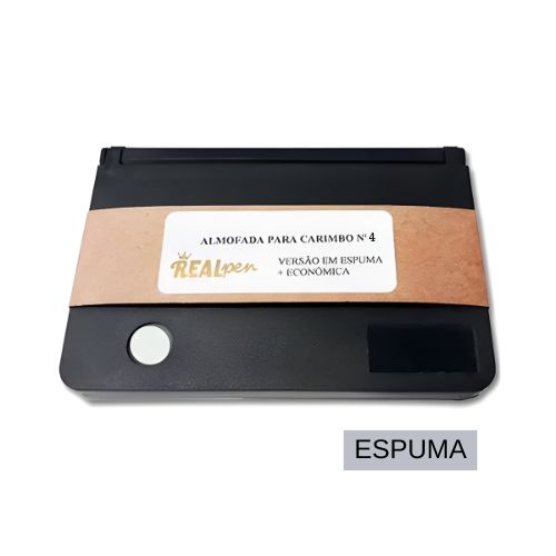 Almofada Espuma Sem Tinta N4 Realpen 95x165mm