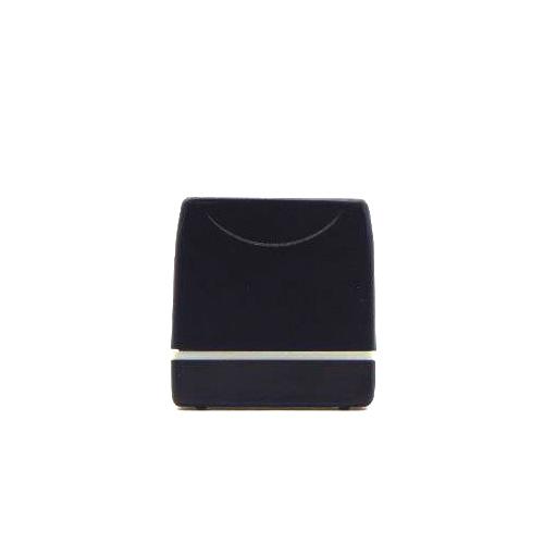 Carimbo para Sistema Flash Preto Placa Texto Retangular 14x38mm