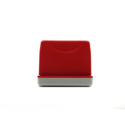 Carimbo para Sistema Flash Vermelho Placa Texto Retangular 40x60mm