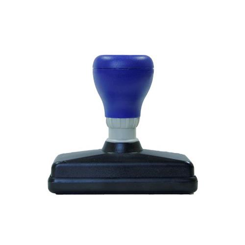 Carimbo para Sistema Flash Placa Texto Retangular 31x70mm