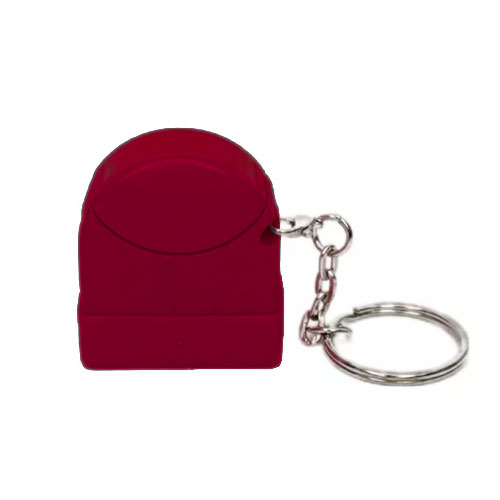 Carimbo de Bolso para Sistema Flash Vermelho Opaco Placa Texto Retangular 9,5x27mm