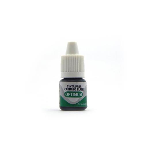 Tinta Optimum Verde para Carimbos Sistema Flash Frasco 5ml