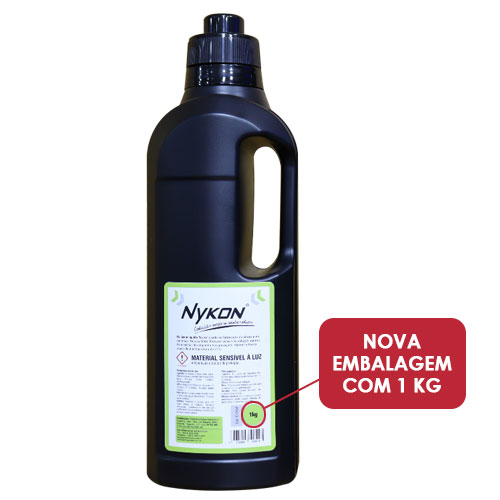 Polimero Fotossensível Nykon Cristal para Produção de Carimbos Frasco 1 Kg