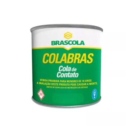 Cola de Contato para Carimbos de Madeira Colabras Qualidade Brascola Lata 750 G