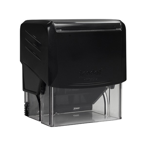 Carimbo Automatico Trodat Printy 3927 Preto Placa Texto Retangular 40x60mm