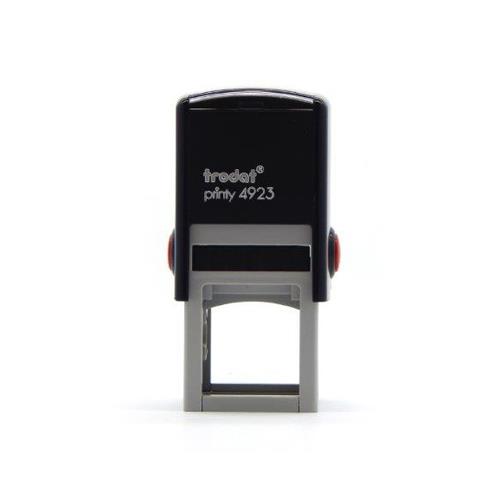 Carimbo Automatico Trodat Printy 4923 Preto Placa Texto Quadrada 30x30mm