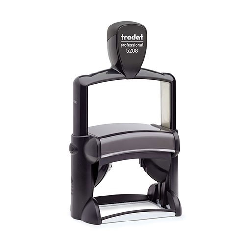 Carimbo Automatico Trodat Professional Line 5208 Placa Texto Retangular 47x68mm