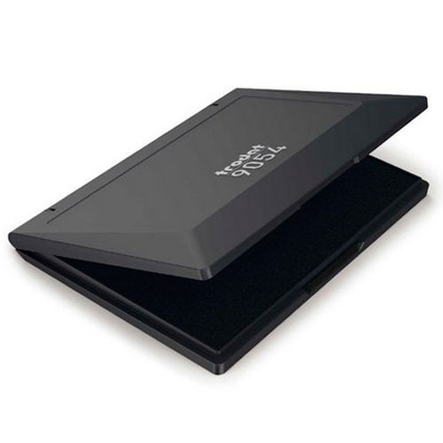 Almofada para Carimbo Trodat 9054 Preta com Tampa de Plástico Retangular 148x210mm