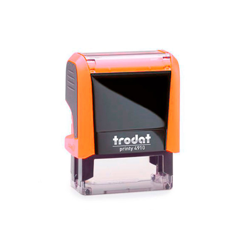 Trodat Printy 4910 P4.0 Laranja Neon 10x26mm