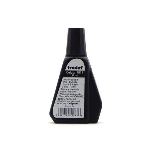 Tinta Trodat Preta para Carimbo Automático Frasco 28ml