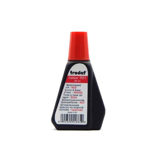 Tinta Trodat Vermelha para Carimbo Automático Frasco 28ml
